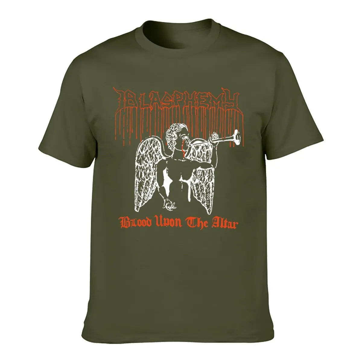 Blasphemy T-Shirt - Blood Upon The Altar Metal Music Shirt - Premium T-shirt from Lizard Vigilante - Just $24.88! Shop now at Lizard Vigilante