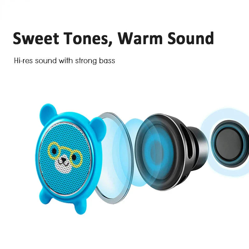 Wireless Bluetooth Animal Speaker Box HIFI Power Mini Speakers TWS Sound Speakers for Outdoor or Office home Panda Baby