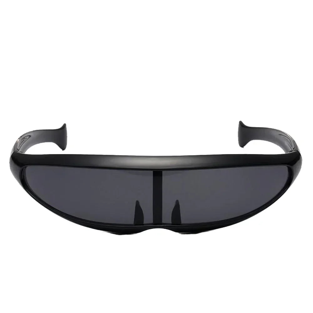 CYBERSTRIKE X1: Futuristic Cyclops Visor Sunglasses – UV400 Laser Lens Eyewear - Premium shades from Lizard Vigilante - Just $8.99! Shop now at Lizard Vigilante