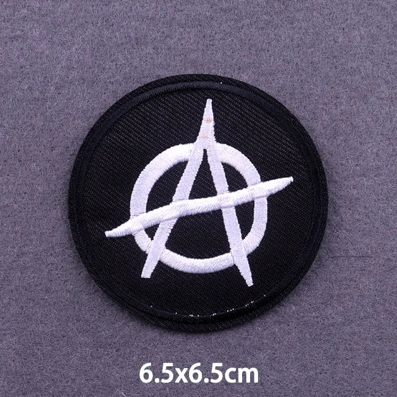 Metal Band Patches For Clothes Music Band Patch Iron On Patches On Clothes Hippie Rock Patch Punk Badge Stickers Appliques - Premium  from Lizard Vigilante - Just $2.99! Shop now at Lizard Vigilante