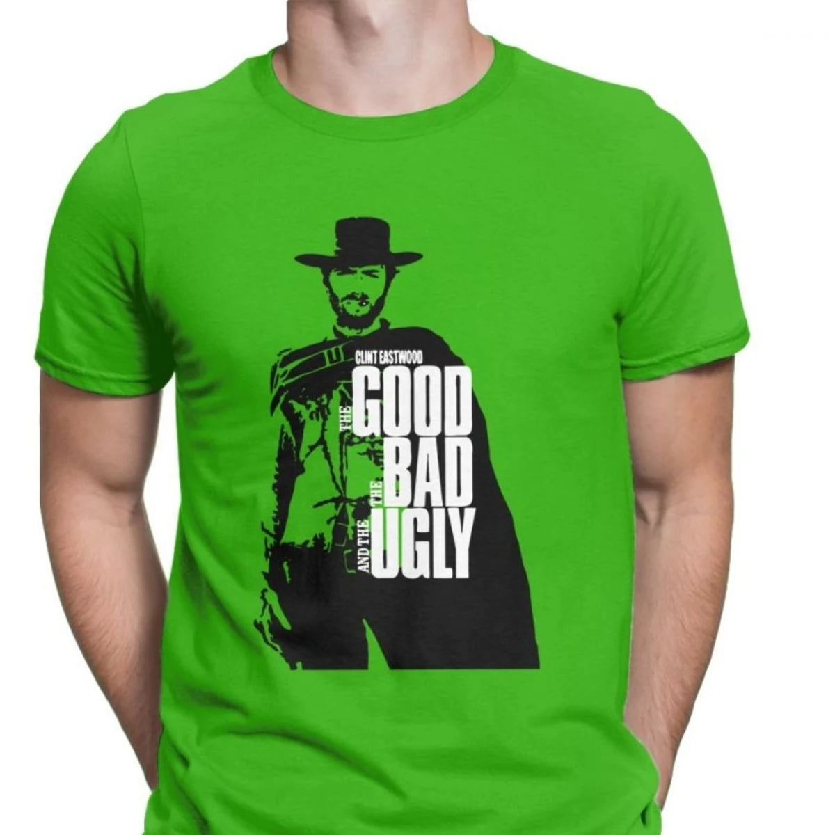 The Good The Bad And The Ugly Tee Shirt Big Size Clothing Novelty Clint Eastwood Tee Shirts Men Cotton T-Shirts - Premium tshirt from Lizard Vigilante - Just $22.49! Shop now at Lizard Vigilante