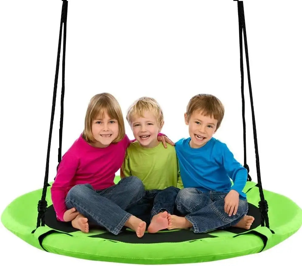 Tree Swing, 40 Inch Saucer Swing for Kids Outdoor, 700 lbs Weight Capacity Round Swing w/ 900D Waterproof Oxford Cloth, Adjustab - Premium  from Lizard Vigilante - Just $63.99! Shop now at Lizard Vigilante