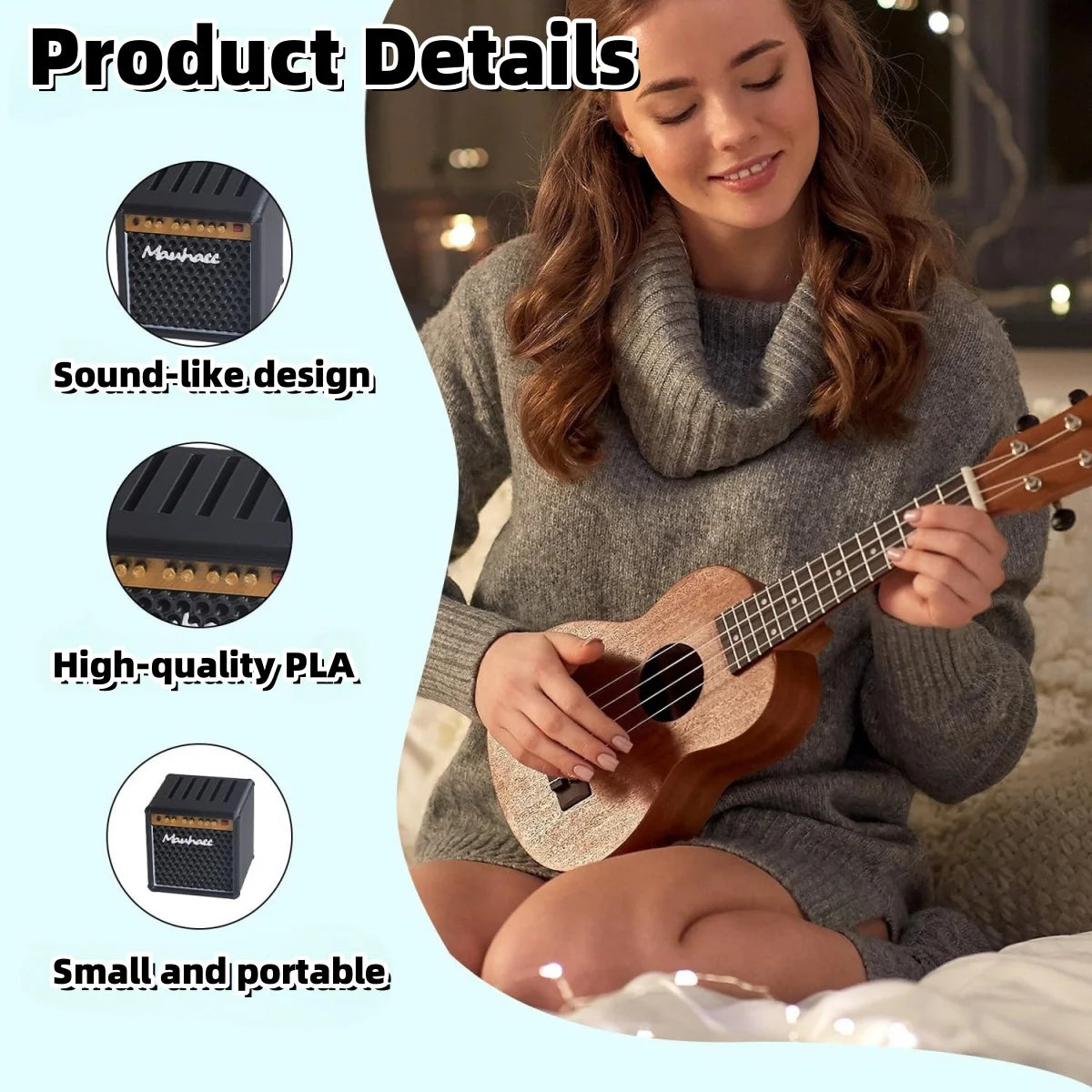 AmpGod Pick Vault – 3D Printed Guitar Pick Holder Shaped Like a Mini Amp for Rockers Who Never Miss a Riff