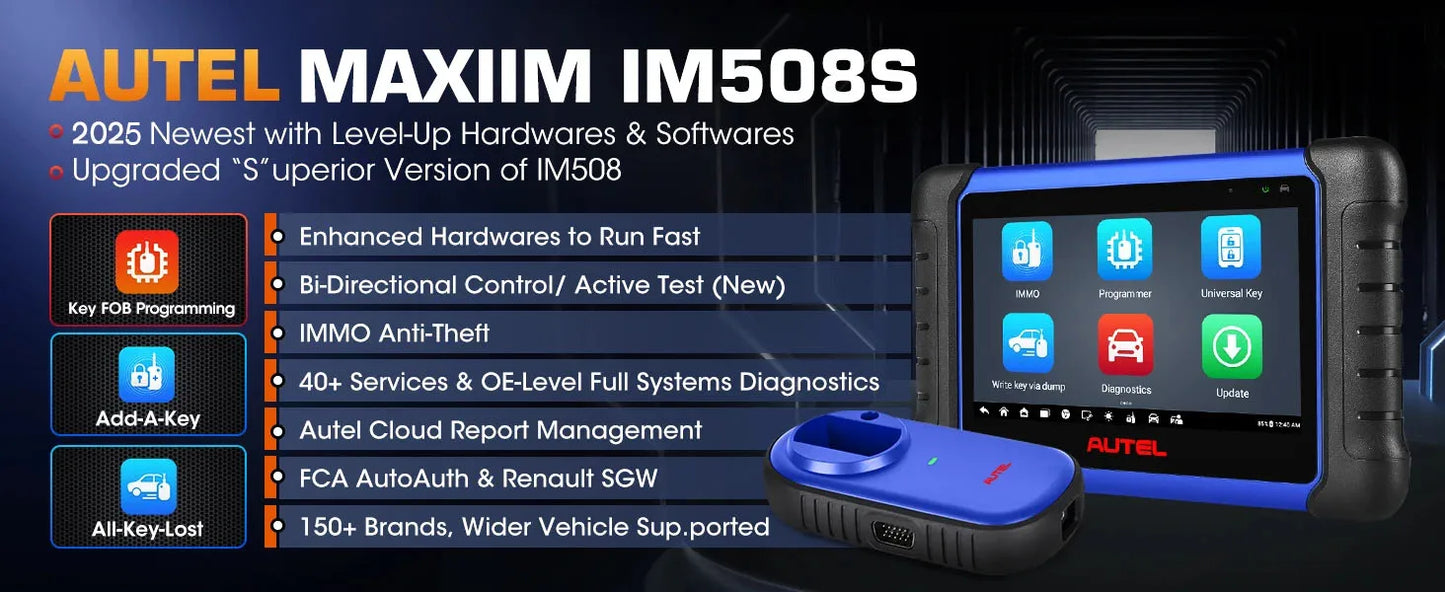Autel MaxiIM IM508S XP400 PRO OBD2 Automotive Scanner IMMO Key Programming Diagnostic Tools For All Cars All-in-One Programmer