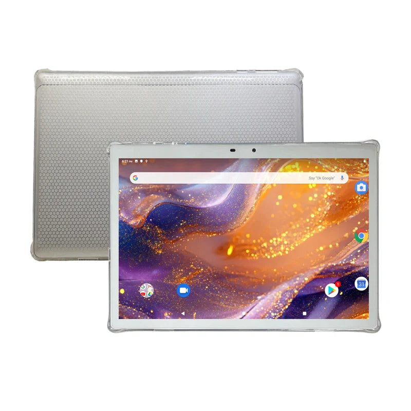 K30 Gift Silicone Case 2GB RAM 32GB ROM 10.1 Inch MTK9863 Android 9.0 Phone Call Tablet PC Quad-Core Front Camera WIFI Sim Cards