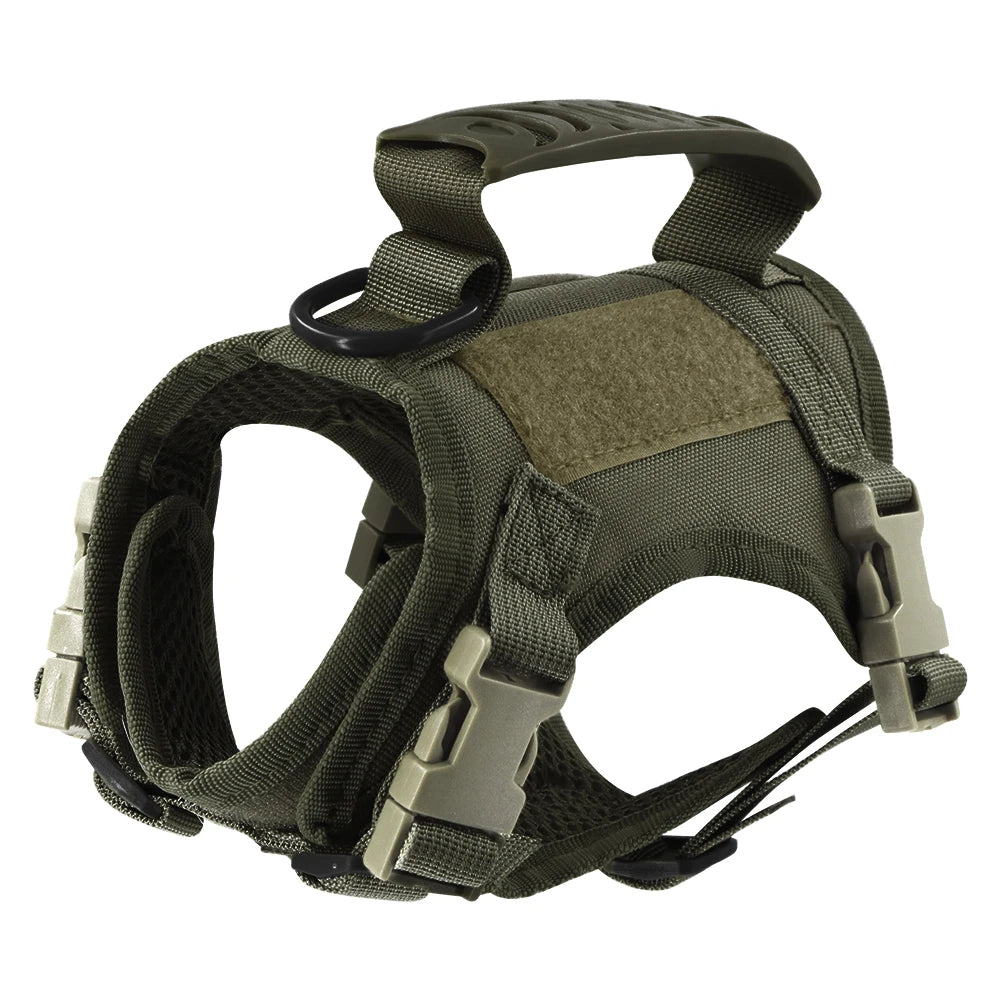 Combat Kitty Tactical Harness – Adjustable Full-Body Vest With Control Handle For Cats & Small Dogs