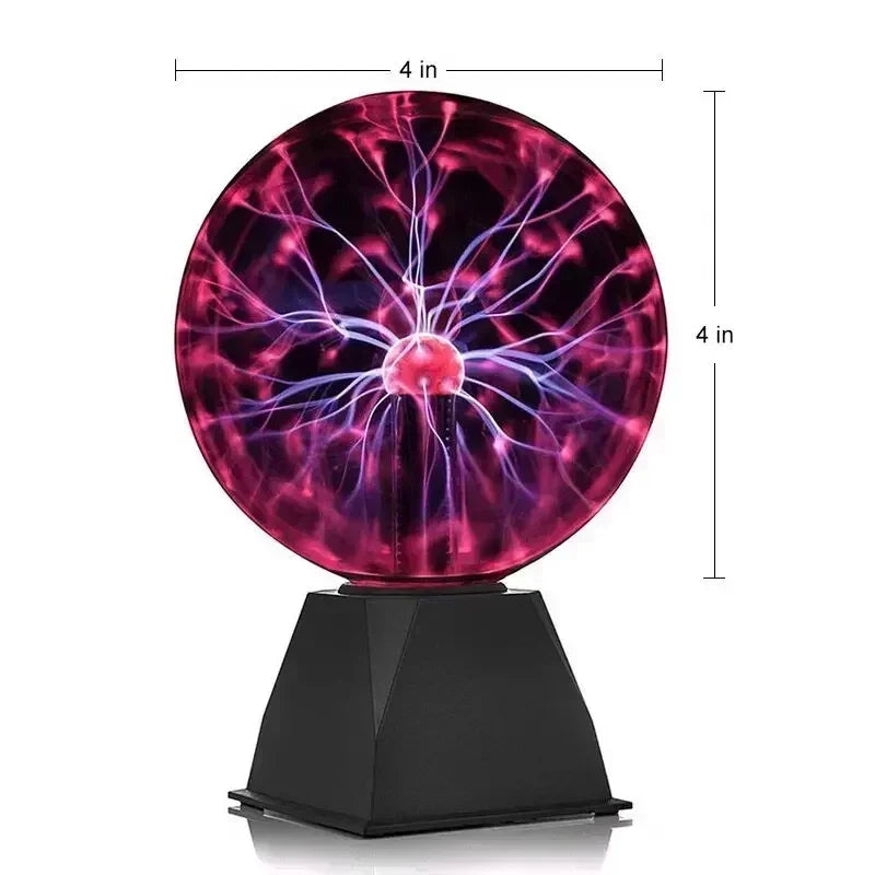 ZODOLAMP 8-Inch Sound Control Magic Plasma Ball Lamp - LED Night Light & Touch-Sensitive Christmas Party Decor - Premium plasma ball from Lizard Vigilante - Just $16.99! Shop now at Lizard Vigilante