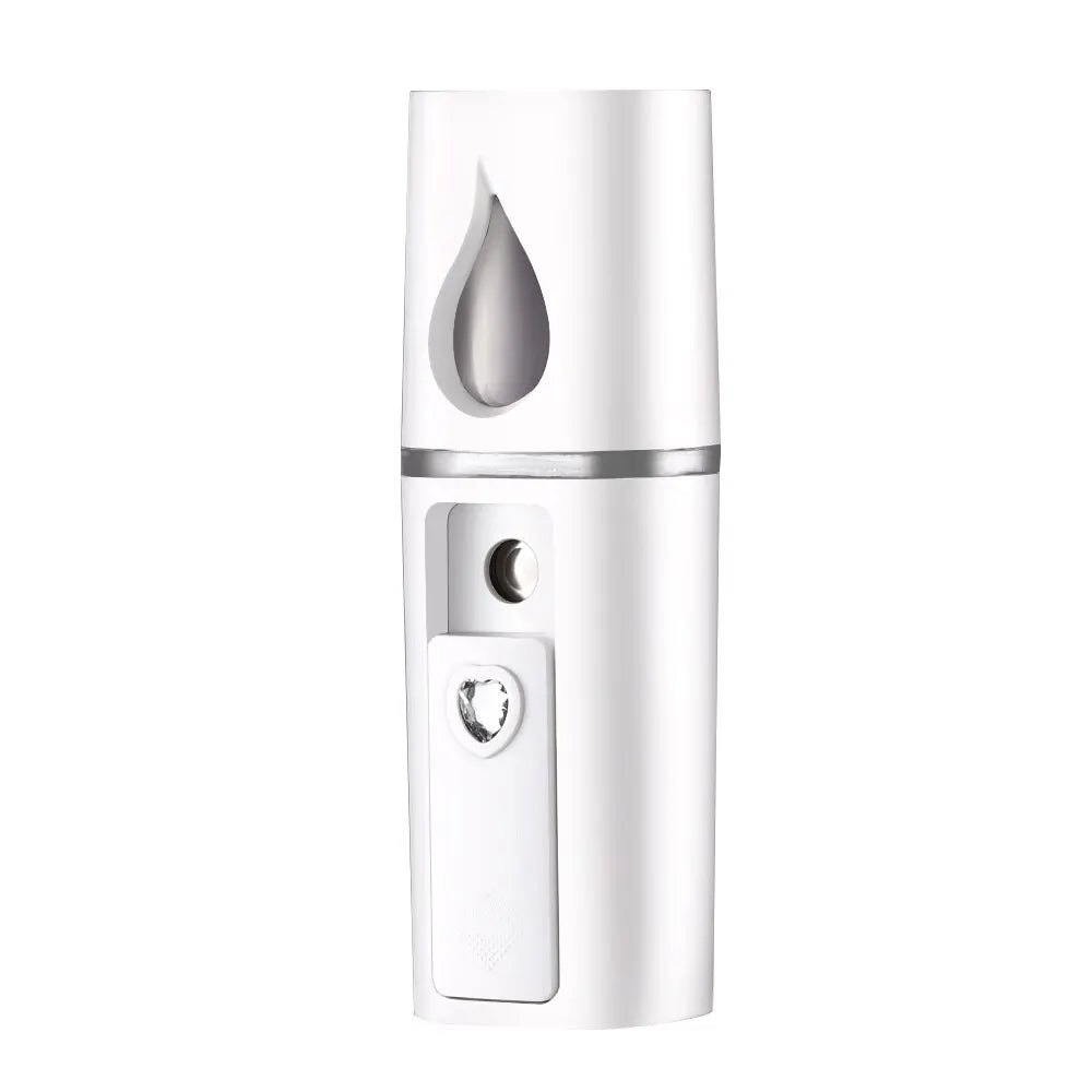 Mini Nano Mist Sprayer Cooler Facial Steamer Humidifier USB Rechargeable Face Moisturizing Nebulizer Beauty Skin Care