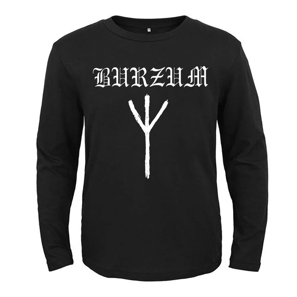 Burzum Heavy Metal Band Printed Long Sleeve T-Shirt For Fans of Metal - Premium T-Shirt from Lizard Vigilante - Just $24.99! Shop now at Lizard Vigilante