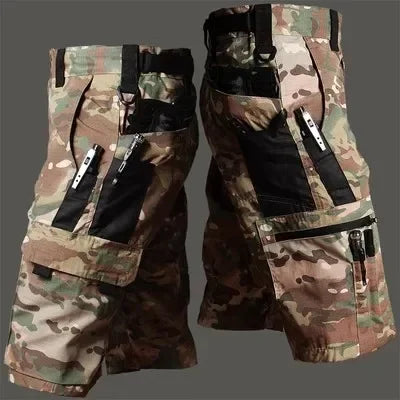 PAVEHAWK Black Camo Cargo Pants - Multi-Pocket Ripstop Waterproof Trousers for Men - Premium pants from Lizard Vigilante - Just $30.99! Shop now at Lizard Vigilante