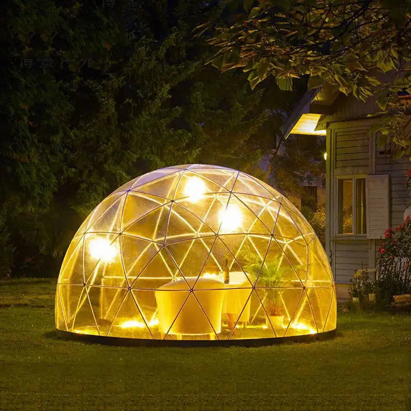 Garden Yard Glamping Dome Tent Inflatable Geodesic Dome Bubble Transparent Igloo Tent for Sale