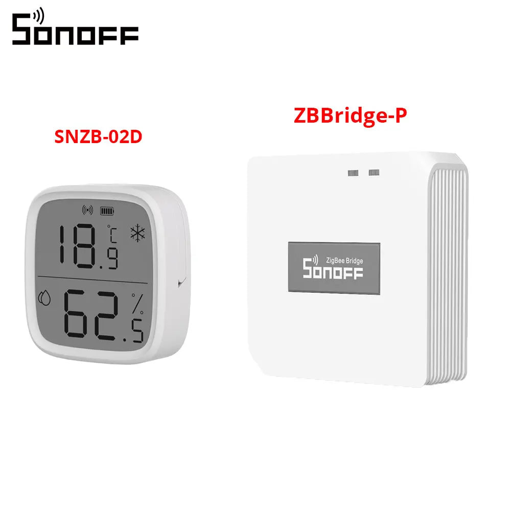 SONOFF SNZB-02D Zigbee LCD Temperature & Humidity Sensor - Premium temperature sensor from Lizard Vigilante - Just $35.99! Shop now at Lizard Vigilante