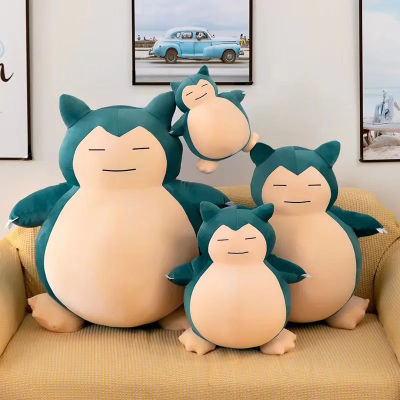 30-60Cm Pokemon Plush Big Size Snorlax Anime Figure High Quality Pet Action Doll Model Plush Stuffed Toy Children Christmas Gift