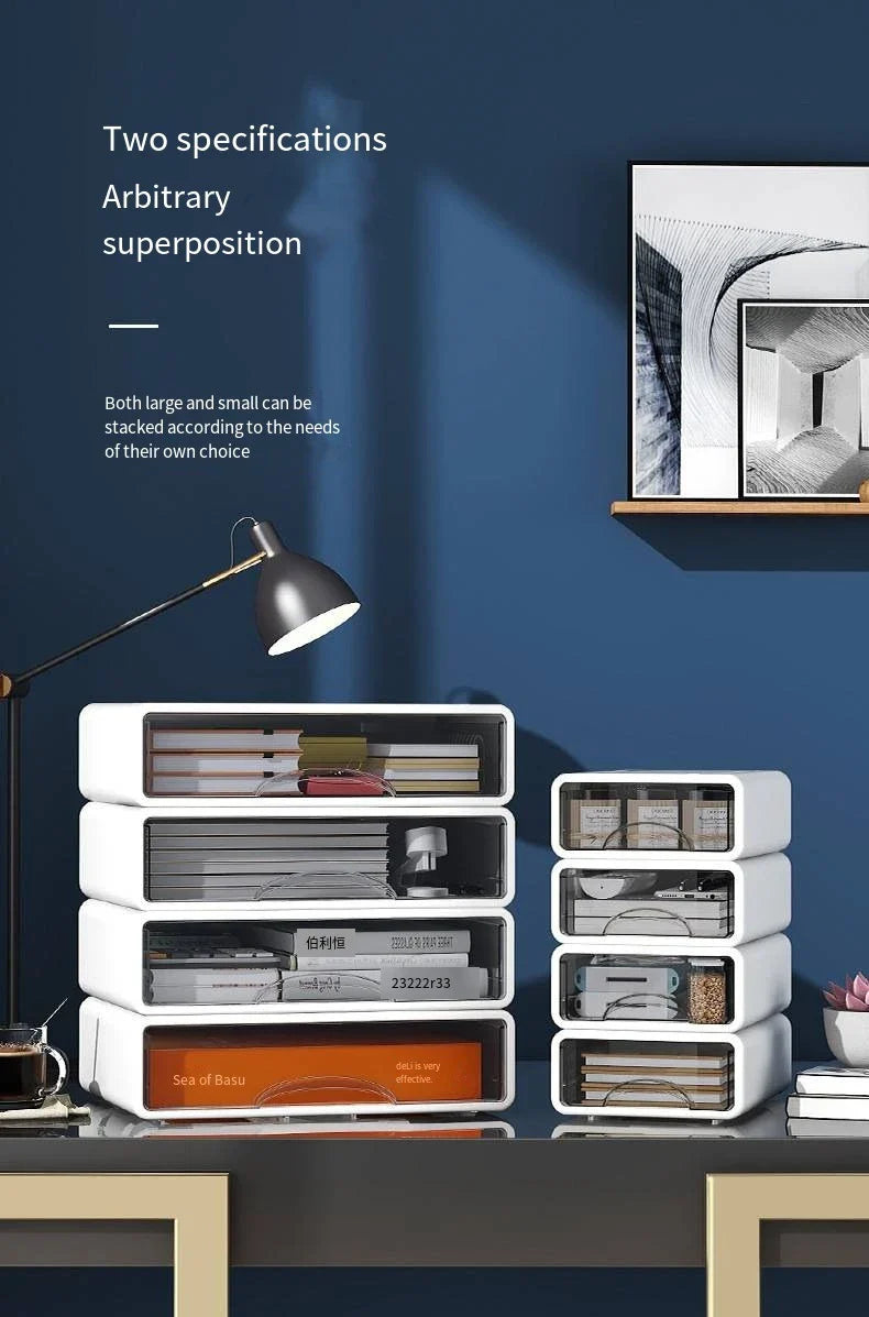 Storage Drawers Desk Organizer Box Desk Stationery Drawer Storage Toiletries Organizer Box Clutter Desk Shelving Home Storage
