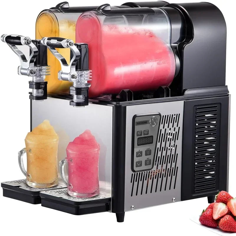 VEVOR Dual-Tank Slushy Spectacle – 6L Frozen Drink Machine with 370W Turbo-Chill Power for Commercial and Home Use - Premium slushie machine from Lizard Vigilante - Just $1001.08! Shop now at Lizard Vigilante