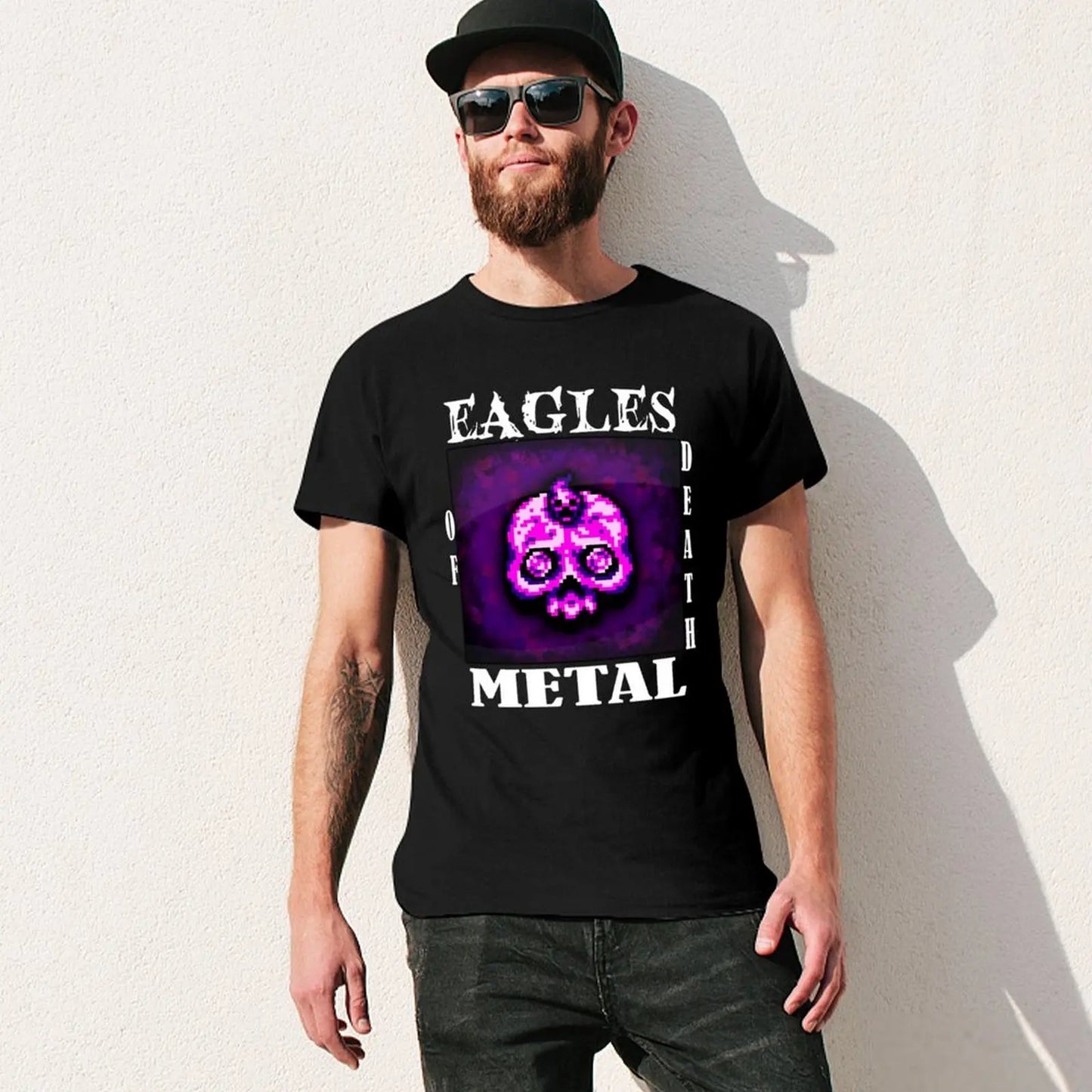 Eagles of Death Metal Skull T-Shirt - Premium t-shirt from Lizard Vigilante - Just $24.39! Shop now at Lizard Vigilante