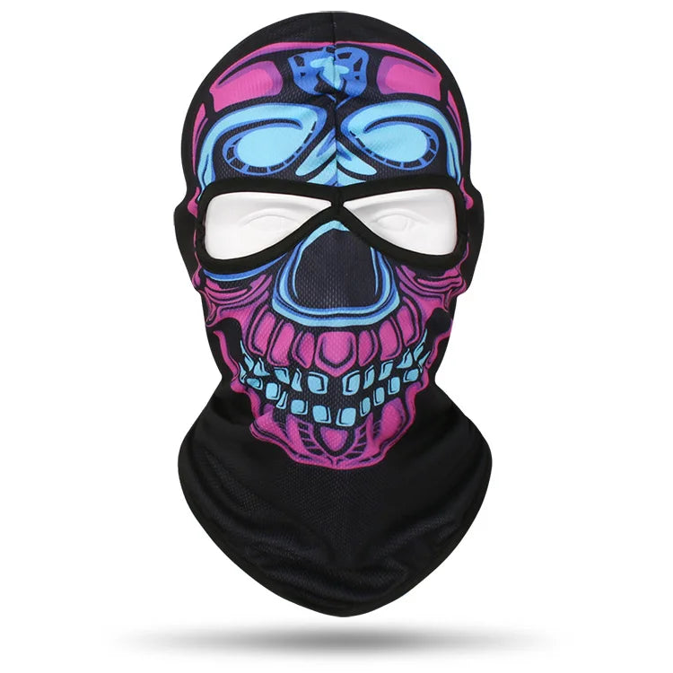 Skull Bandana Balaclava for Men & Women – Halloween Windproof Sports Scarf, Full Face Cover for Riding, Skiing, Fishing, Hiking, and More - Premium T-Shirt from Lizard Vigilante - Just $19.99! Shop now at Lizard Vigilante