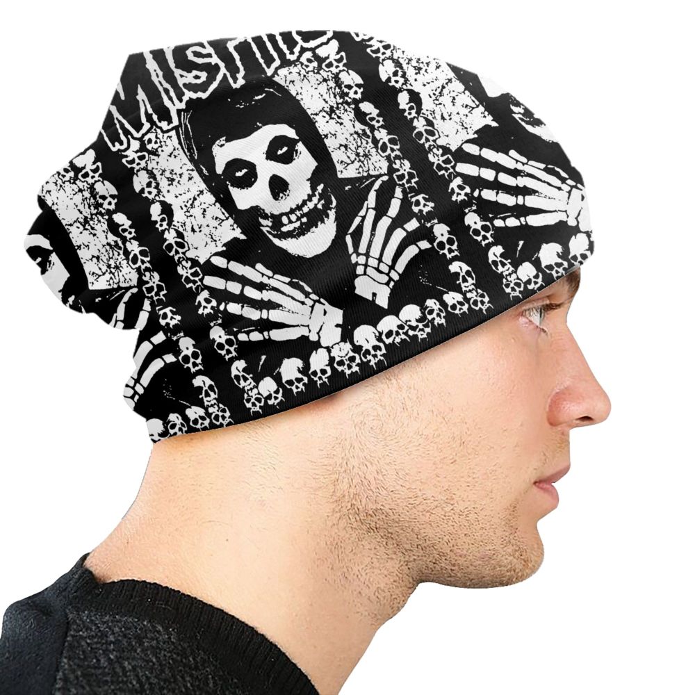 Misfits Horror Punk Rock Knit Beanie – Unisex Winter Skull Cap for Men & Women - Premium beanie from dsers - Just $19.99! Shop now at Lizard Vigilante