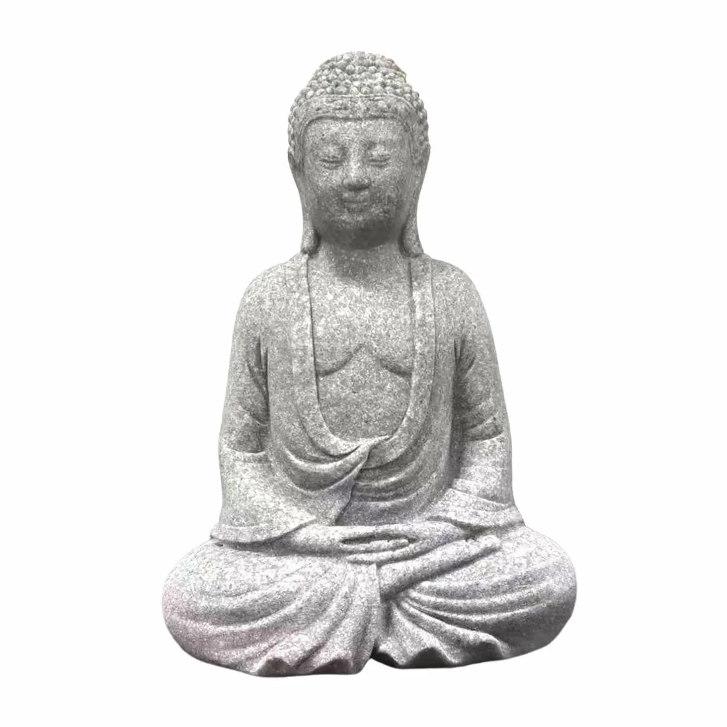 Buddha Statue Hand Carved Buddhism Decorative Figurine Buddha Sculpture for Living Room Home Shop Tabletop Indoor Outdoor