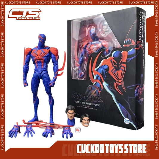 Spiderman 2099 Anime Figure Spiderman Across The Spider-Verse Part One Shf Action Figurine Model Statue Toy Desk Decora Kid Gift - Premium action figure from Lizard Vigilante - Just $36.99! Shop now at Lizard Vigilante