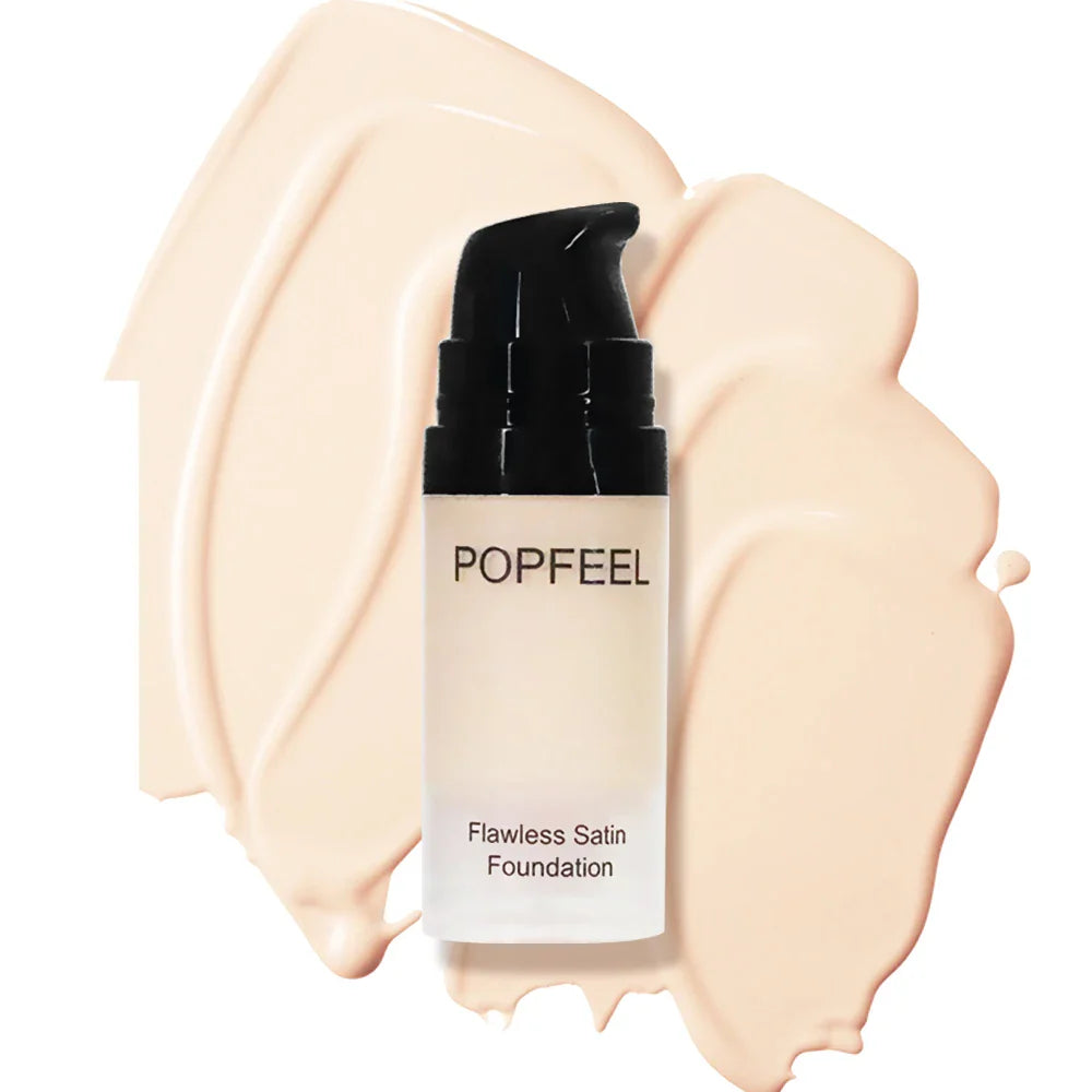 POPFEEL Long-lasting Soft focus Foundation - Clear Finish, Buildable Coverage, and Natural Bare Skin Effect | Flawless Makeup