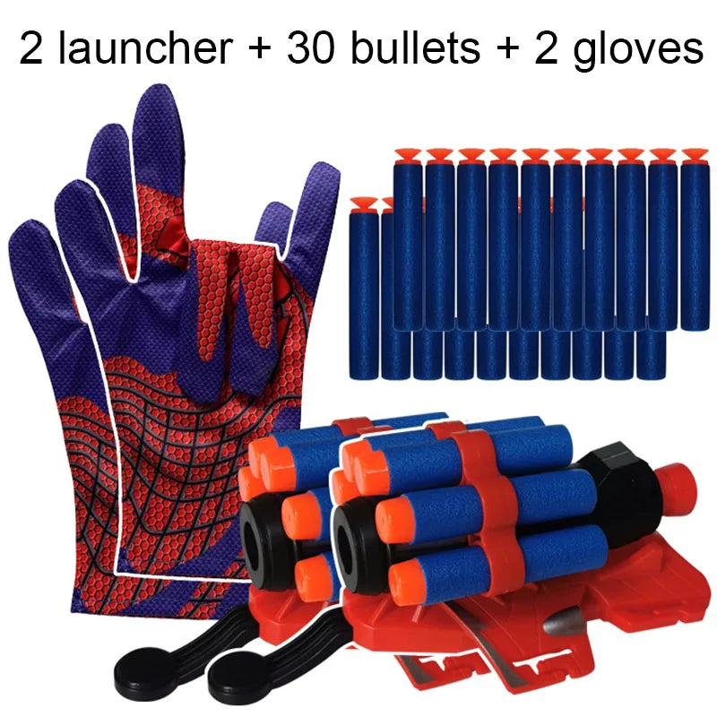 Spiderman Web Cosplay Launcher Glove Boys Superhero Shooters Recoverable Wristband Kids Halloween Prop Kids Children Gift - Premium toy from Lizard Vigilante - Just $17.99! Shop now at Lizard Vigilante