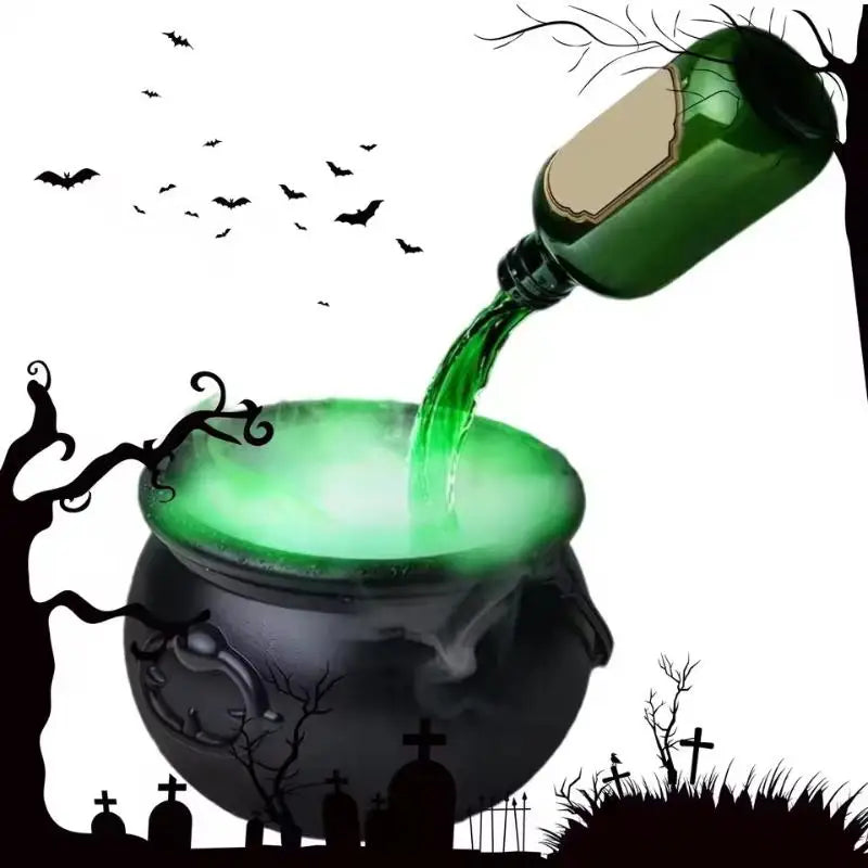 Halloween Black Bowl Magic Float Bottle And Diffuser Horror House Decoration Hocus Pocus Party Scary Props Halloween Decor