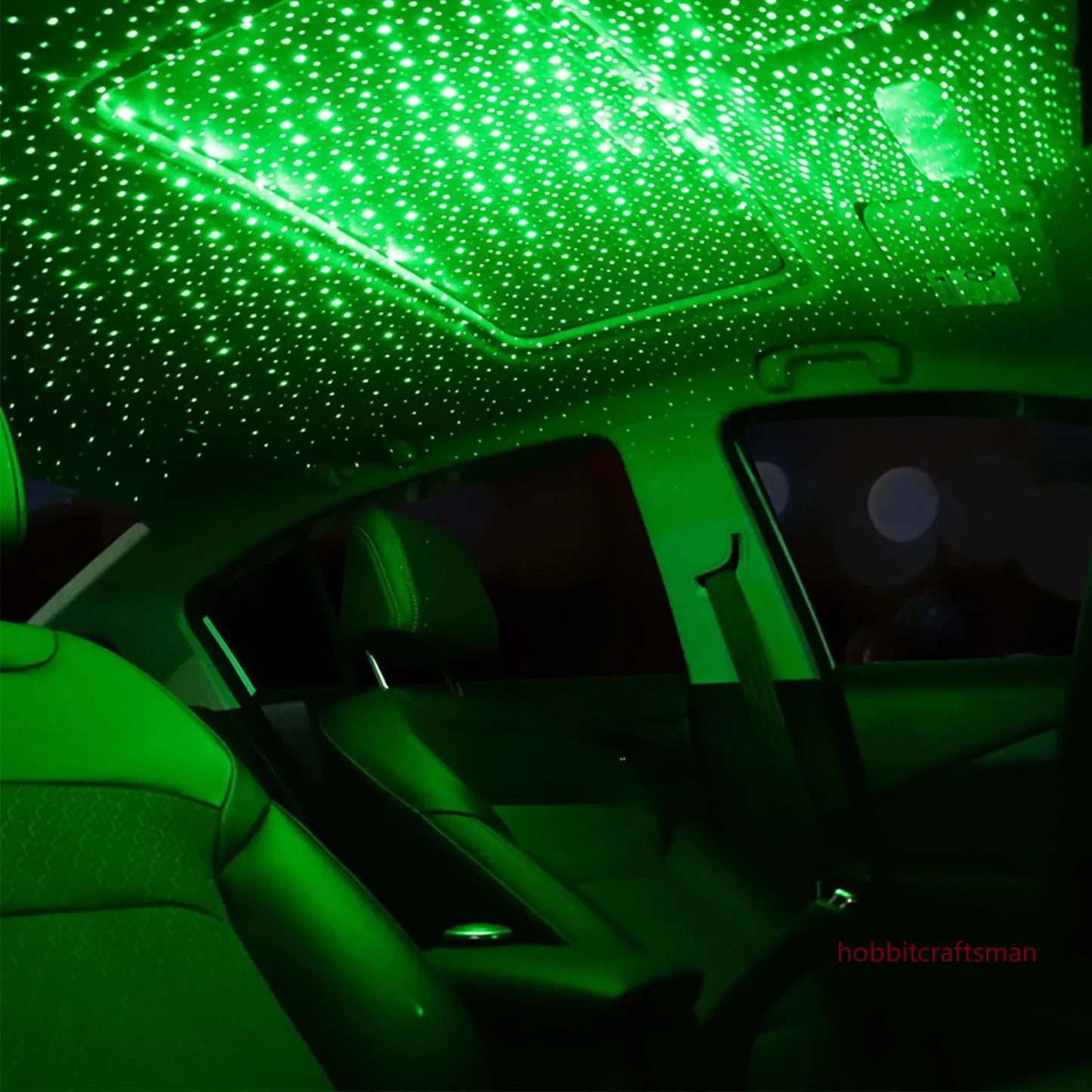Mini LED Starry Sky Galaxy Projector USB Car Roof Night Light Adjustable Atmosphere Lamp