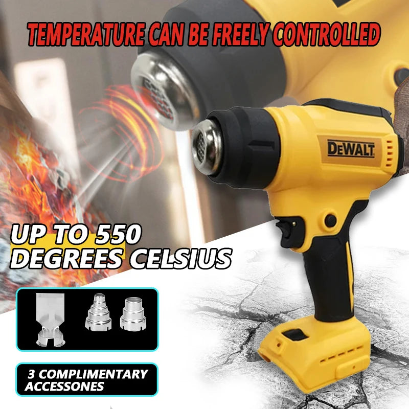 DEWALT DCE530 Cordless Heat Gun – 300W High Power Thermal Blower for Welding, Heat Shrink Wrapping & DIY Projects, Powered by 20V Battery - Premium  from Lizard Vigilante - Just $81.08! Shop now at Lizard Vigilante