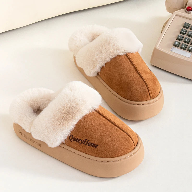 Winter Cotton Slippers | Warm Plush Indoor-Outdoor Shoes for Women & Men | Versatile Flat-Bottom Design with Anti-Slip Soles - Premium slippers from Lizard Vigilante - Just $28.88! Shop now at Lizard Vigilante