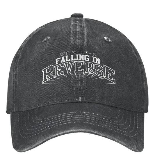 Falling In Reverse Baseball Caps - Premium hat from Lizard Vigilante - Just $23.88! Shop now at Lizard Vigilante