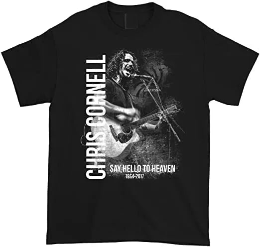 Say Hello 2 Heaven: The Ultimate Soundgarden x Chris Cornell Tribute Tee S-4XL - Premium  from Lizard Vigilante - Just $24.88! Shop now at Lizard Vigilante