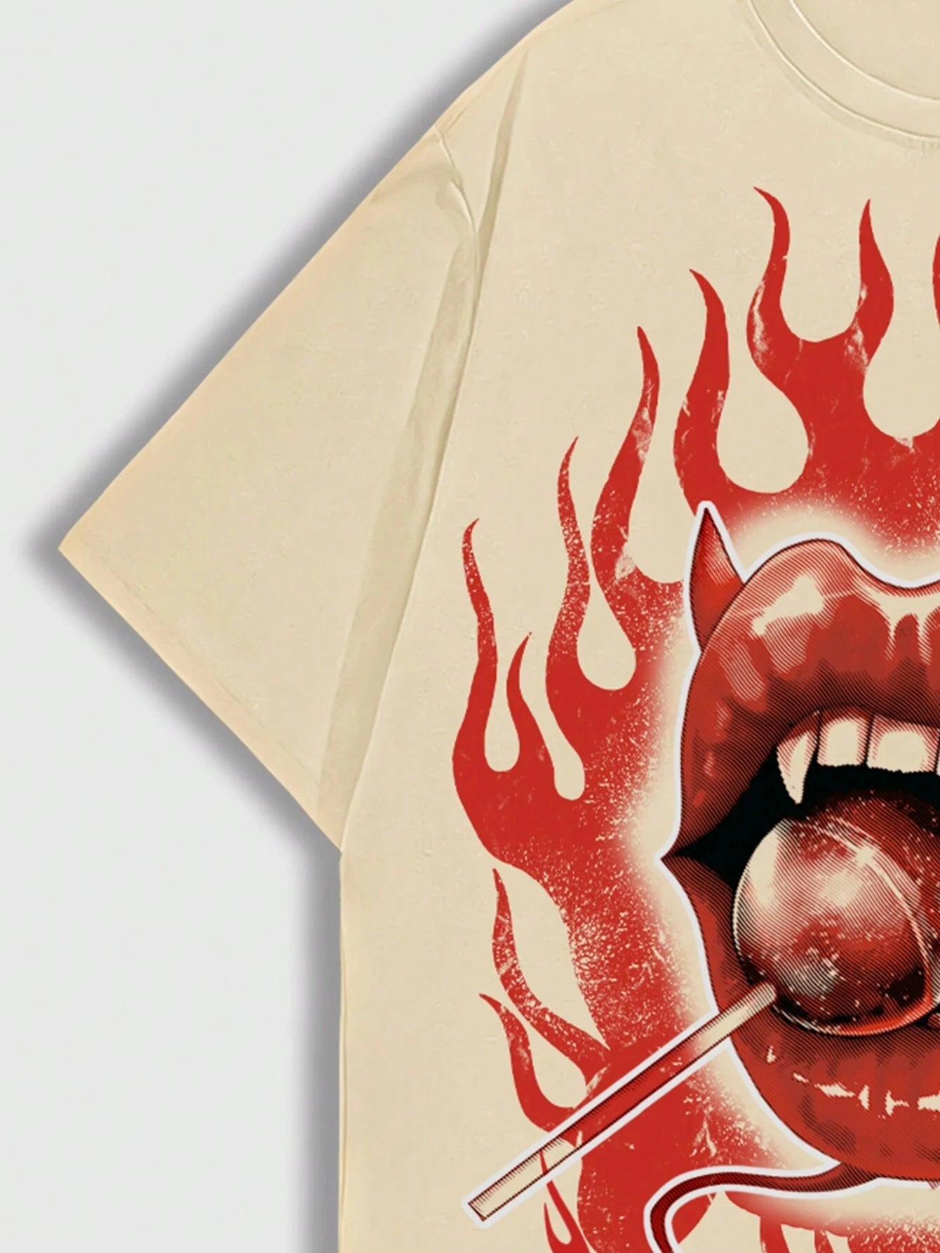 Portrait Pulse: Heavy Metal Vibe Cotton Tee – Big Size Classic Print Streetwear for Men & Women S-4XL - Premium tee from dsers - Just $25.99! Shop now at Lizard Vigilante