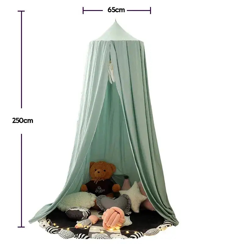 Kids Mosquito Net Baby Crib Curtain Hanging Tent Bed Decor Girl Princess Hanging Bed Canopy Living Corner Play Reading NookDecor