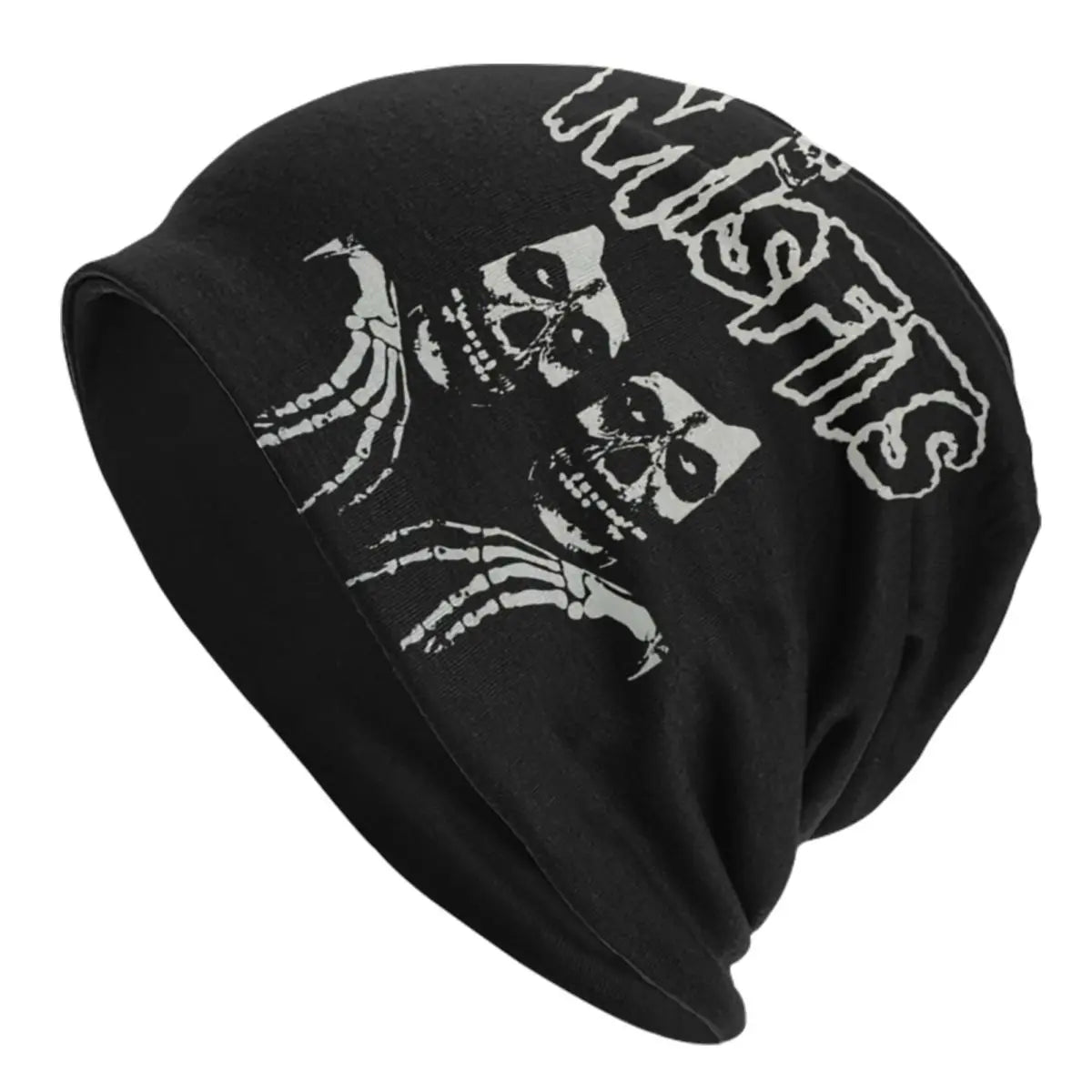 Custom Punk Rock Band Misfits Beanie - Unisex Winter Warm Knit Hat - Premium skull cap from Lizard Vigilante - Just $18.88! Shop now at Lizard Vigilante