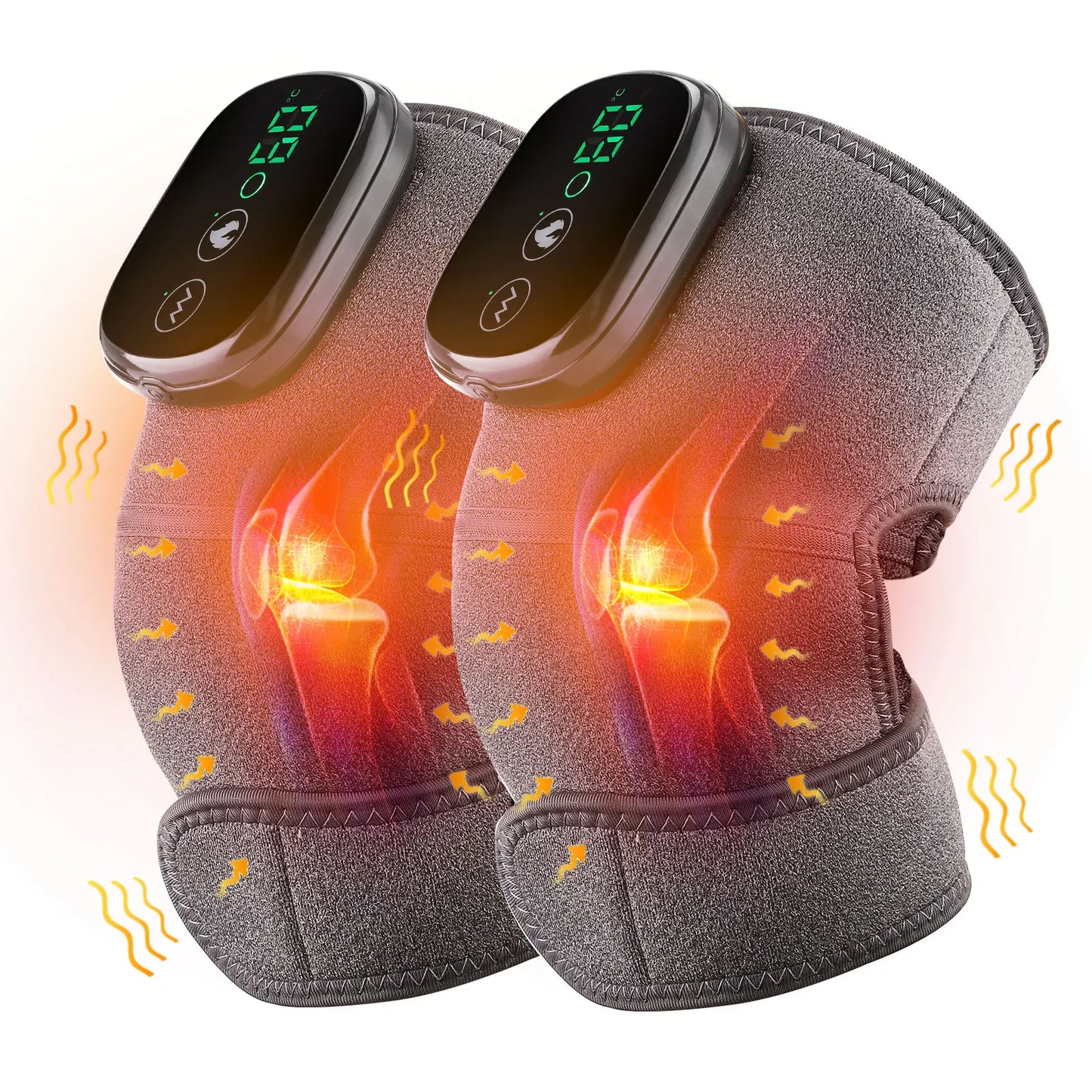 Electric Heating Knee Massager Joint Elbow Knee Pad Shoulder Pad Vibration Knee Shoulder Massage Health Care - Premium  from Lizard Vigilante - Just $23.99! Shop now at Lizard Vigilante