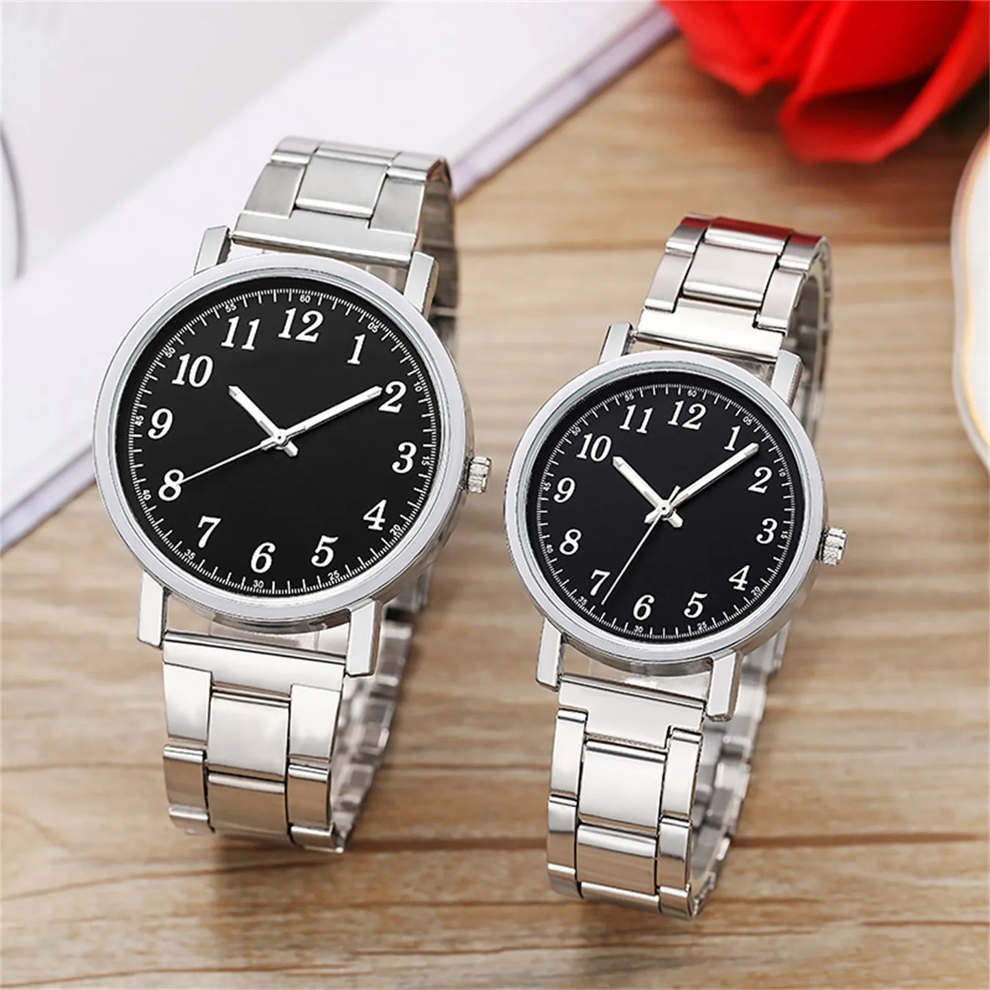 Watches For Women Waterproof Chronograph Quartz Ladies Digital Steel Luxury Watch Couple Strap Gift Women'S Watch часы женские - Premium  from Lizard Vigilante - Just $1.99! Shop now at Lizard Vigilante