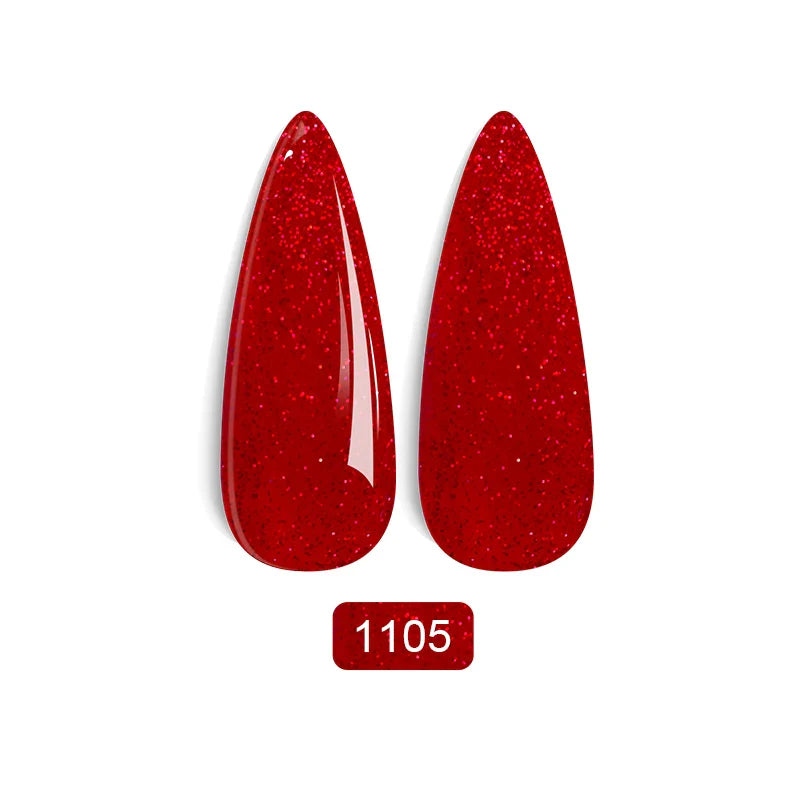 Rainbow Ghini Ultra Shiny Glitter Gel Nail Polish Semi-permanent Gellack UV Varnish Gold Silver Metal Gel Nail Art Wholesale Top