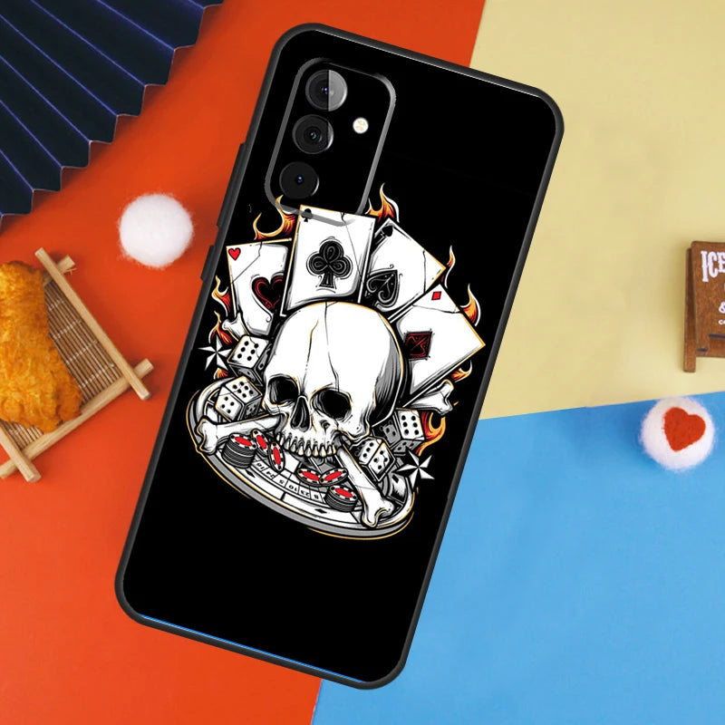 Casino Gambling Samsung Galaxy Case – Sleek TPU Full Coverage, Anti-Fingerprint Design for Galaxy A12 to A55 - Premium phone cover from Lizard Vigilante - Just $19.88! Shop now at Lizard Vigilante