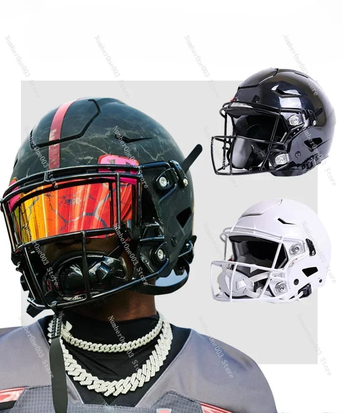 Authentic NFL Design Football Helmet - Advanced Impact Protection - Premium american football helmet from Lizard Vigilante - Just $309.99! Shop now at Lizard Vigilante