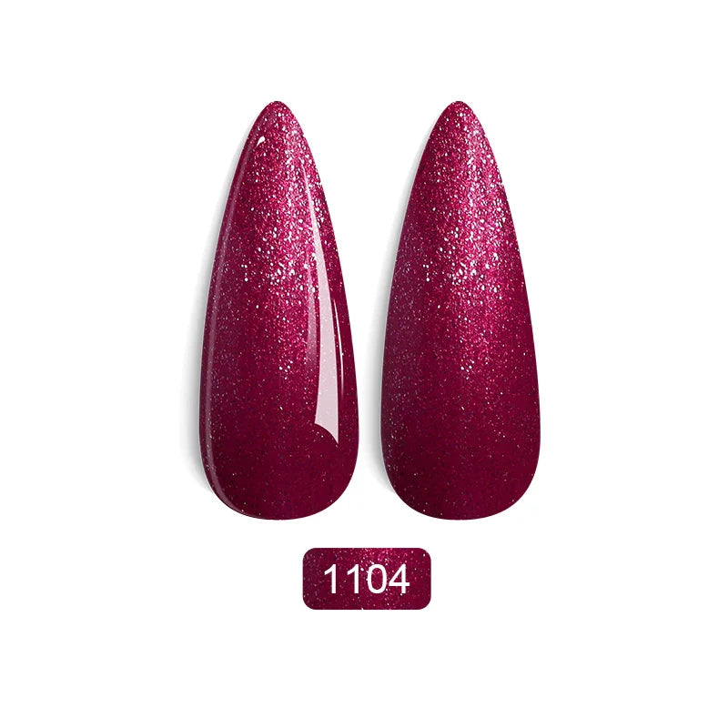 Rainbow Ghini Ultra Shiny Glitter Gel Nail Polish Semi-permanent Gellack UV Varnish Gold Silver Metal Gel Nail Art Wholesale Top