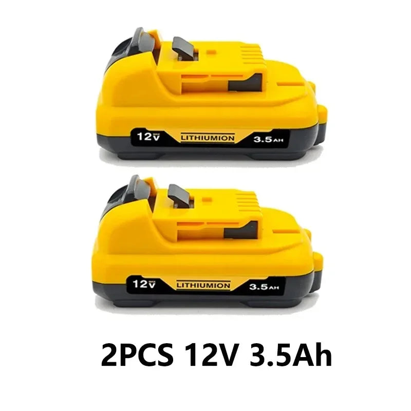 High-Capacity 12V Lithium Battery for Dewalt Tools – 3.0Ah / 5.0Ah / 6.0Ah – Compatible with DCB120, DCB124, DW089LG, DCD701F2, Laser Levels & More