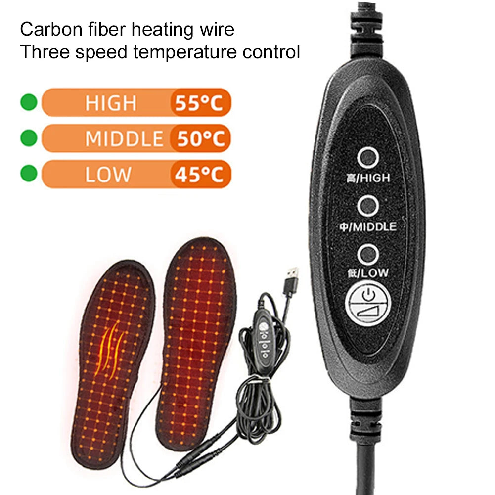 INFERNO WALK USB Insoles – Carbon-Fiber Heated Foot Pads for Cold-Blooded Survivalists - Premium foot pads from dsers - Just $24.22! Shop now at Lizard Vigilante