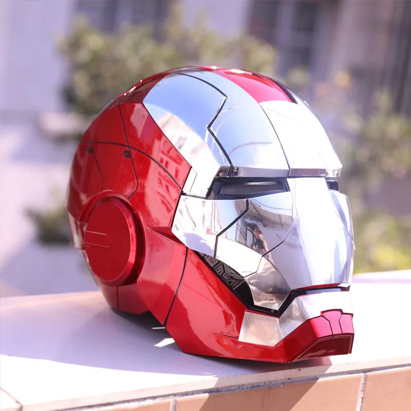 New AutoKing 1:1 Mk5 Iron Man Helmet Cosplay Voice Control Eyes with Light Model Toys for Adult Electric Wearable Christmas Gift - Premium  from Lizard Vigilante - Just $199.99! Shop now at Lizard Vigilante