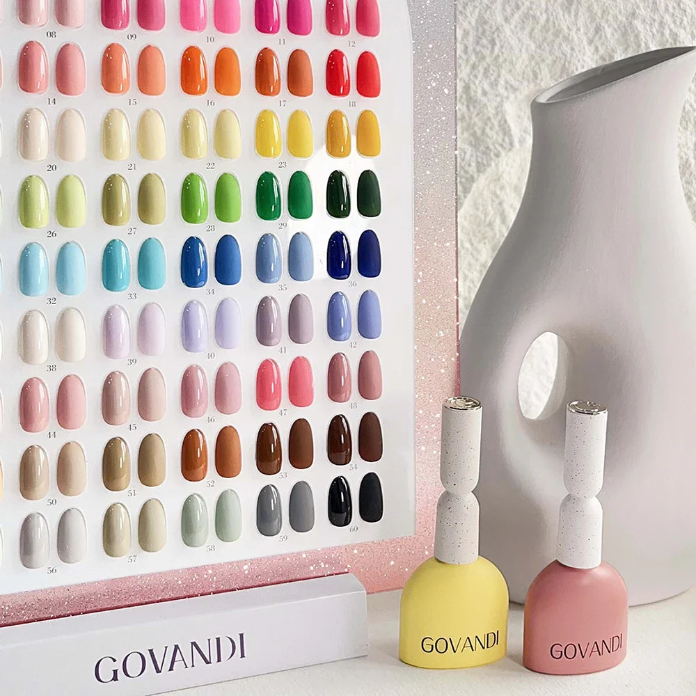 High Quality Gel Nail Polish Set Nail Supplies Wholesale UV Gel Lacquer With Color Card Nail Art Polish Varnishes Gel 60 Colors