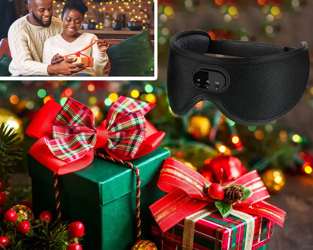 White noise version 3D wireless music sleep headset bluetooth eye mask microphone call manufacturers Dropshipping Christmas Gift - Premium  from Lizard Vigilante - Just $37.99! Shop now at Lizard Vigilante