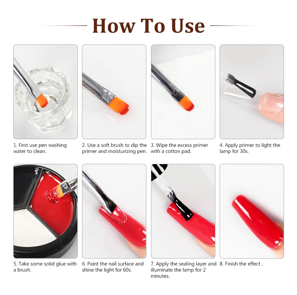 LIMEGIRL Solid Nail Art Gel Polish 15g 3 Colors Cream Soft Gel Polish for Nail Art Beginner DIY Design  Home/Salon Manicure Gift