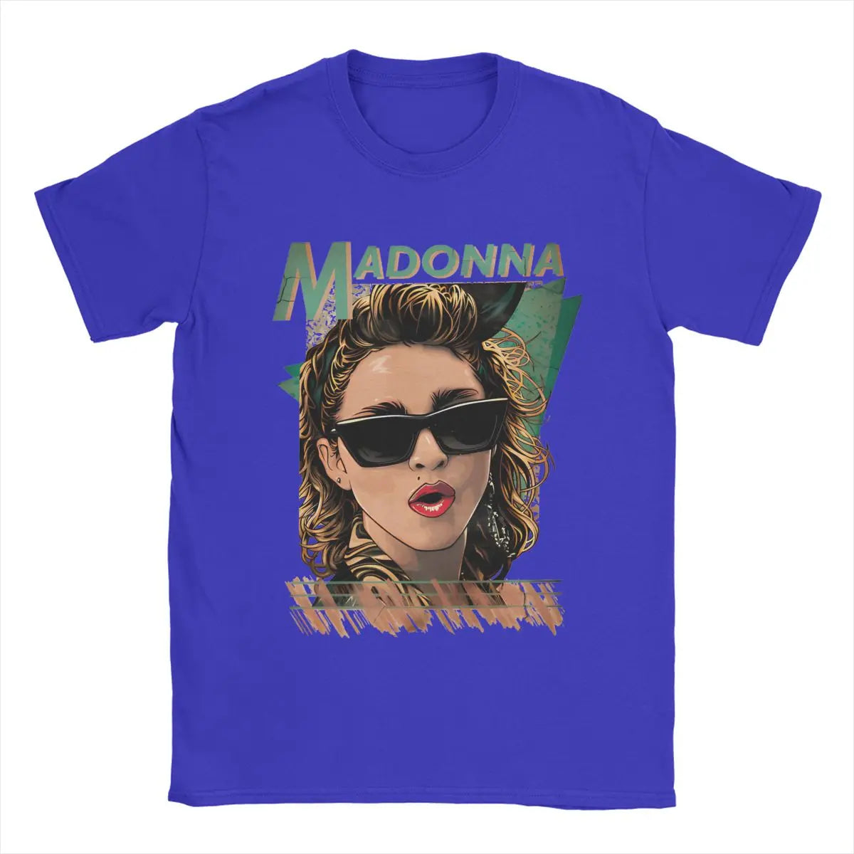 Men Women's Madonna Singer Vintage Music Pop Albums T-Shirt Merch Novelty Pure Cotton T Shirt Top Tee Clothes Graphic Printing - Premium  from Lizard Vigilante - Just $20.99! Shop now at Lizard Vigilante