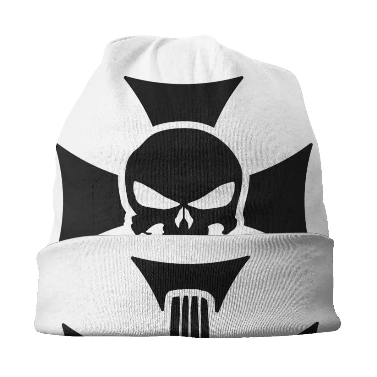 Skull Skeleton Punisher Art Beanie Bonnet Knit Hat Men Women Unisex Adult Heavy Metal Rock Music Winter Skullies Beanies Cap - Lizard Vigilante