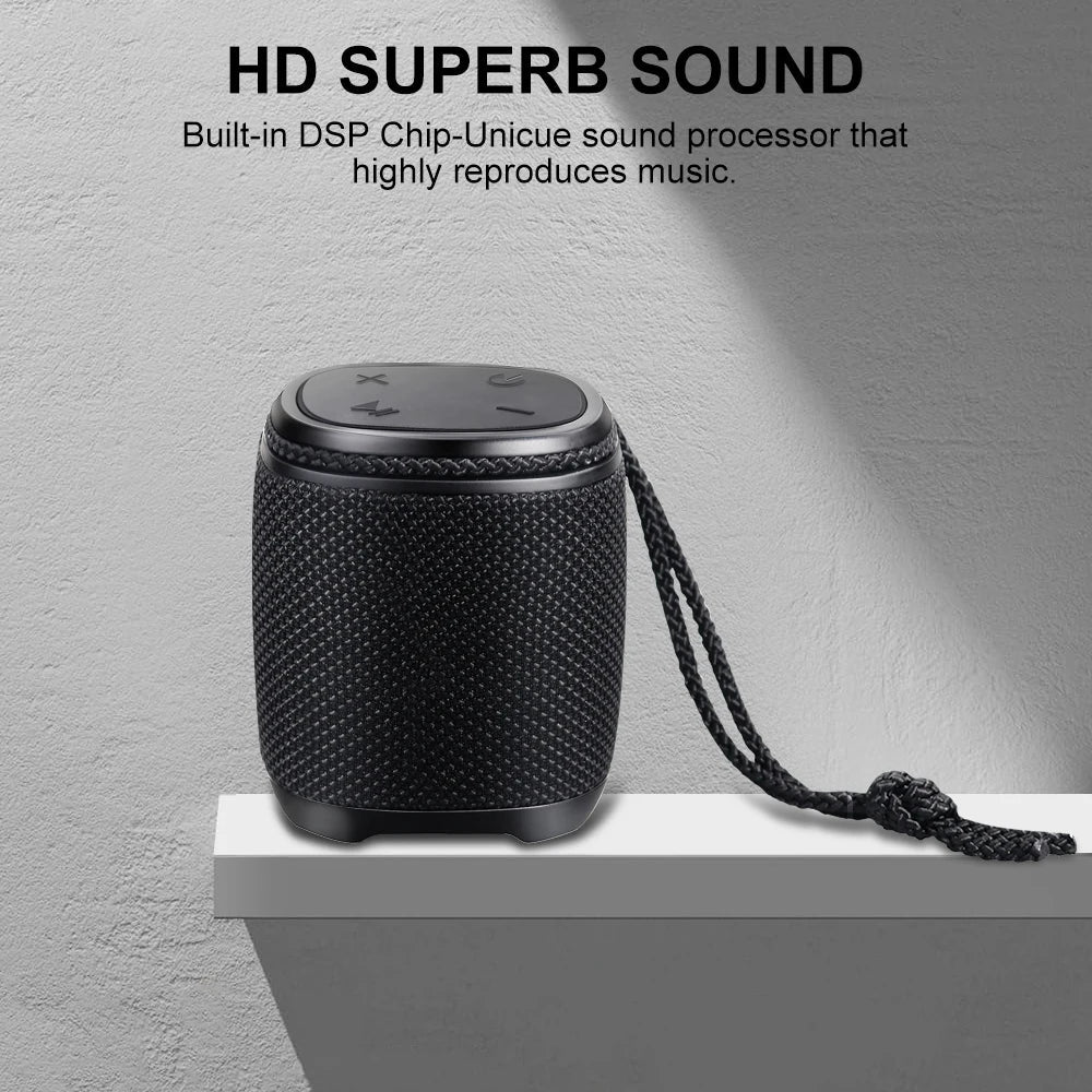 Portable Bluetooth Speakers, PX7 Waterproof Wireless Speaker HD Sound,Up to 12H Playtime, TWS Pairing, For Home/Party/Outdoor